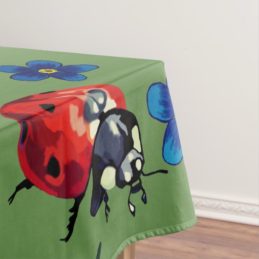 Ladybugs Spring Tableclout Tischdecke (Beispiel)