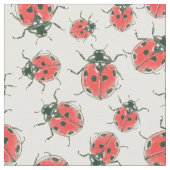 Ladybugs Stoff (Nahaufnahme)