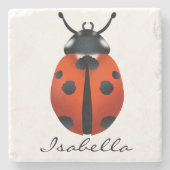 Ladybugs Stone Untersetzer (Vorderseite)