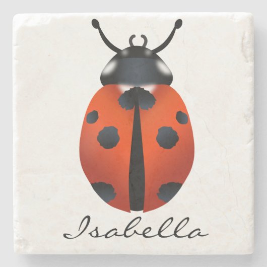 Ladybugs Stone Untersetzer (Vorderseite)