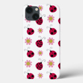 Ladybugs und Blume Case-Mate iPhone Hülle (Rückseite)