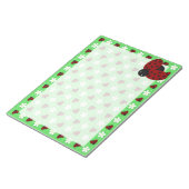 Ladybugs und Daisies Notizblock (angewinkelt)