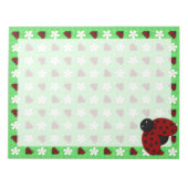 Ladybugs und Daisies Notizblock (Vorderseite)