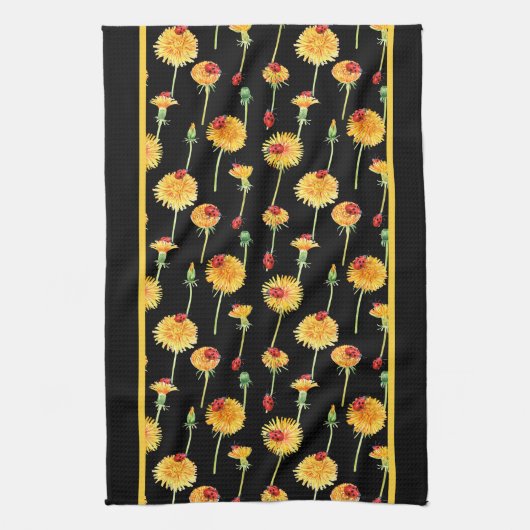 Ladybugs und Lüster Geschirrtuch (Vertikal)