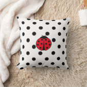 Ladybugs und Polka-Punkte Kissen (Decke)