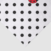 Ladybugs und Polka-Punkte Seidenpapier (Ausschnitt)