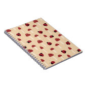 Ladybugs und Rote Pilze Notizblock (Rechte Seite)