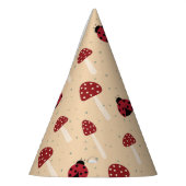 Ladybugs und Rote Pilze Partyhütchen (Links)
