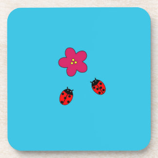 Ladybugs-Untersetzer (harter Kunststoff) Getränkeuntersetzer