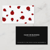 Ladybugs Visitenkarte (Vorne/Hinten)