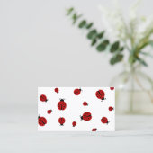 Ladybugs Visitenkarte (Stehend Vorderseite)