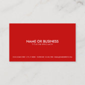 Ladybugs Visitenkarte (Rückseite)