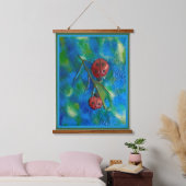 Ladybugs Wandteppich Mit Holzrahmen (Schlafzimmer)