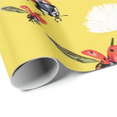 Ladybugs Wrapping Paper Geschenkpapier (Rolleneckpunkt)