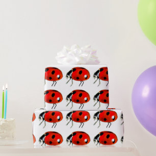 Ladybugs Wrapping Paper Geschenkpapier