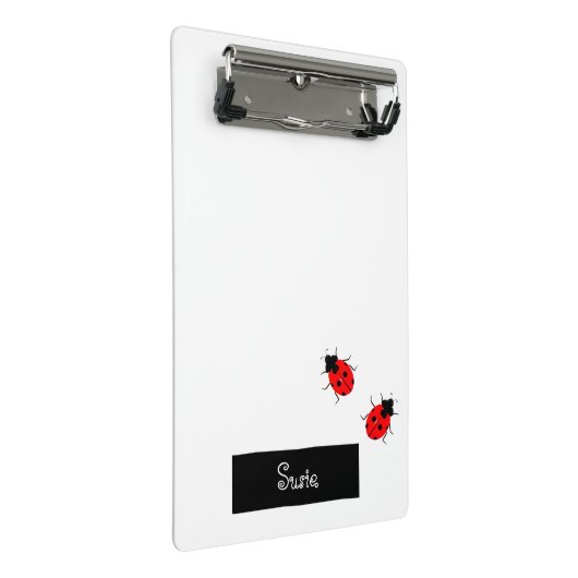Ladybugs Zurück zu School Mini-Clipboards Mini Klemmbrett (Schrägansicht)