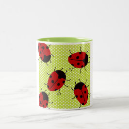 LADYBUGS ZWEIFARBIGE TASSE
