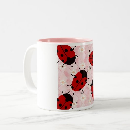 LADYBUGS ZWEIFARBIGE TASSE (Vorderseite Links)