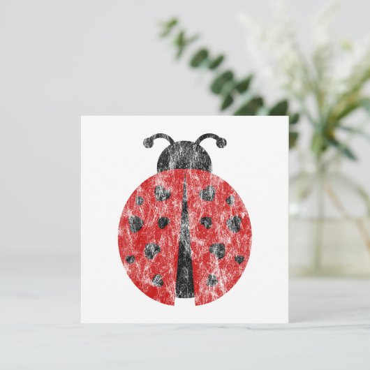 Ladybugz. Einladung (Stehend Vorderseite)