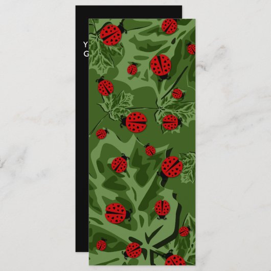 Ladybugz. Einladung (Vorne/Hinten)