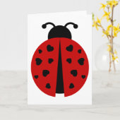 Ladybugz. Karte (Gelbe Blume)