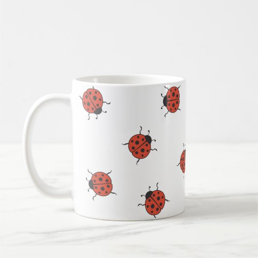 Ladybugz Muster Kaffeetasse (Links)