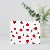 Ladybugz. Postkarte (Stehend Vorderseite)