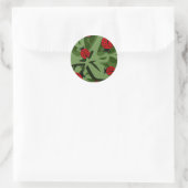 Ladybugz. Runder Aufkleber (Tasche)