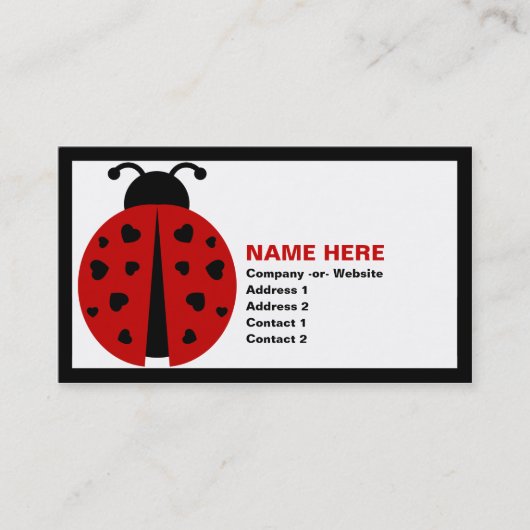 ladybugz. visitenkarte (Vorderseite)
