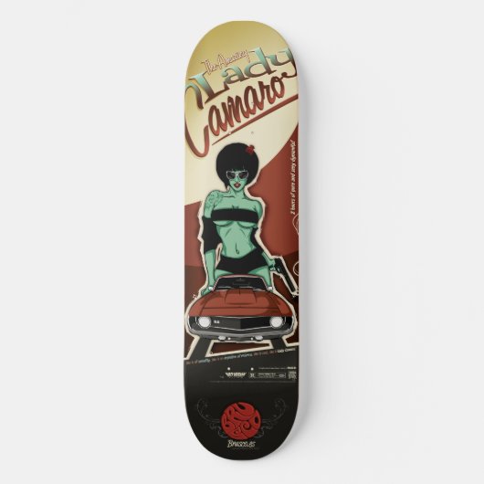 LadyCamaro Skateboard (Vorderseite)