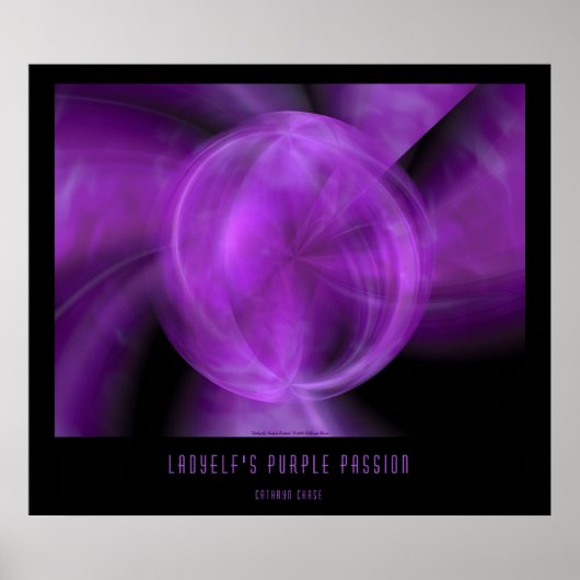 Ladyelf's Purple Passion Poster (Vorne)