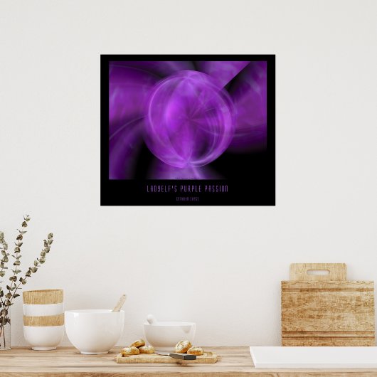 Ladyelf's Purple Passion Poster (Küche)