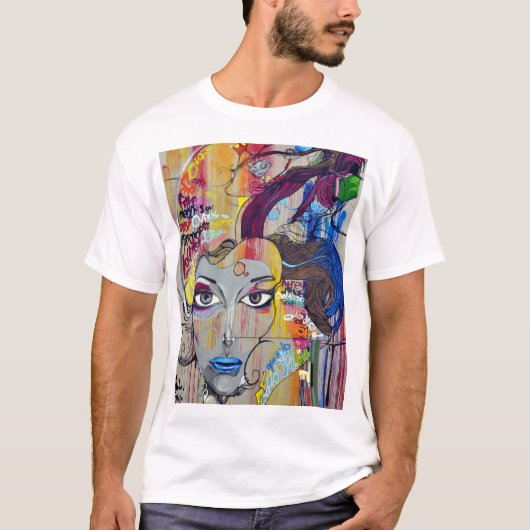 Ladyface Art T-Shirt (Vorderseite)
