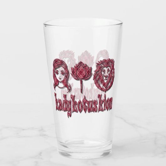 LadyLotusLion Glas (Rückseite)