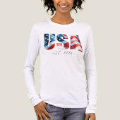 Ladys 4th July Graphic T-Shirts (Vorderseite)