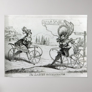 Ladys Accelerator, 1819 Poster