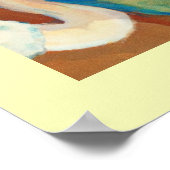 Ladys and Swans im Fluss Poster (Ecke)