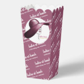 Ladys at Lunch - Chic Popcorn Gefallen Box Geschenkschachtel (Vorderseite)