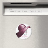 Ladys at Lunch - Elegantes Keepake Magnet! Magnet (In Situ (Geschirrspüler))