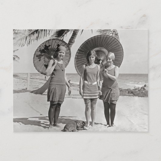 Ladys at the Beach, 1920 Postkarte (Vorderseite)