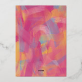 Ladys Bachelorette Weekend Pool Party Folieneinladung (Rückseite)