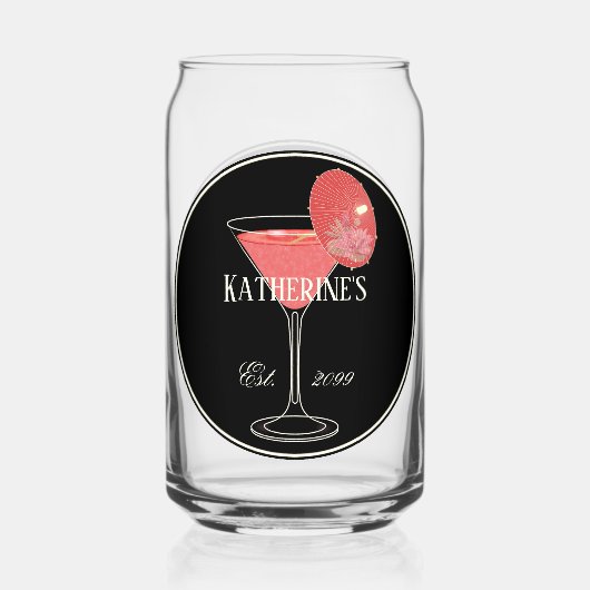 Ladys Bar She Shed Trinkbehälter Set Dosenglas (Vorderseite)