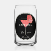 Ladys Bar She Shed Trinkbehälter Set Dosenglas (Rückseite)