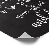 Ladys Bathroom Chalboard 8x10 Hochzeitszeichen Poster (Ecke)