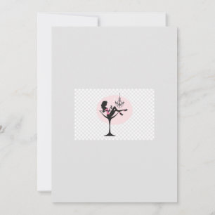 Ladys Big Night Out (Vintage Stilkarte) Einladung