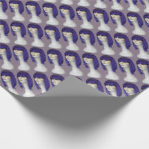 Ladys Blue Wig