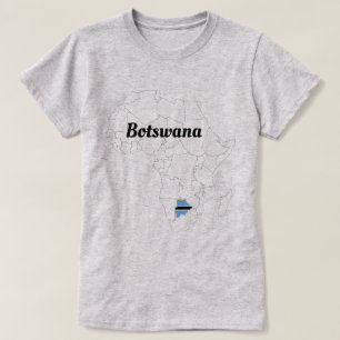Ladys Botswana, Africa Pride T - Shirt