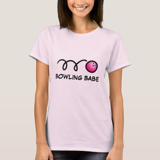 Ladys Bowling T Shirt (Vorderseite)