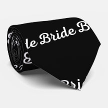 Ladys Bride Themed Black Wedding Krawatte
