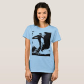 Ladys Burnout T - Shirt (Angepasst) (Vorne ganz)